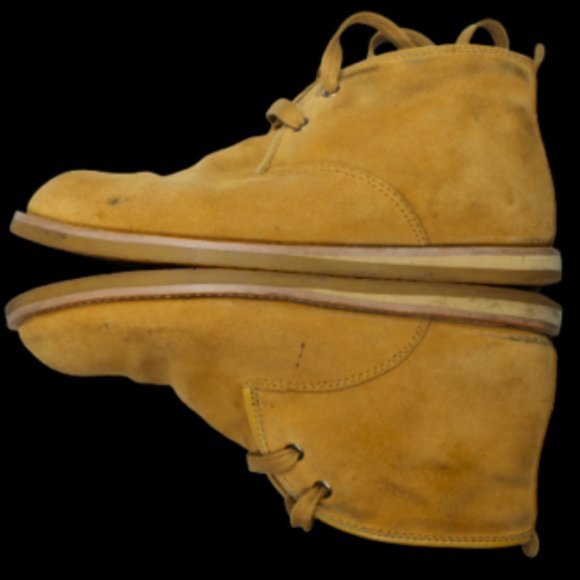 Louis Vuitton Womens Shoes Chukka Desert Boots 36 6 Tan Suede - Picture 3 of 13